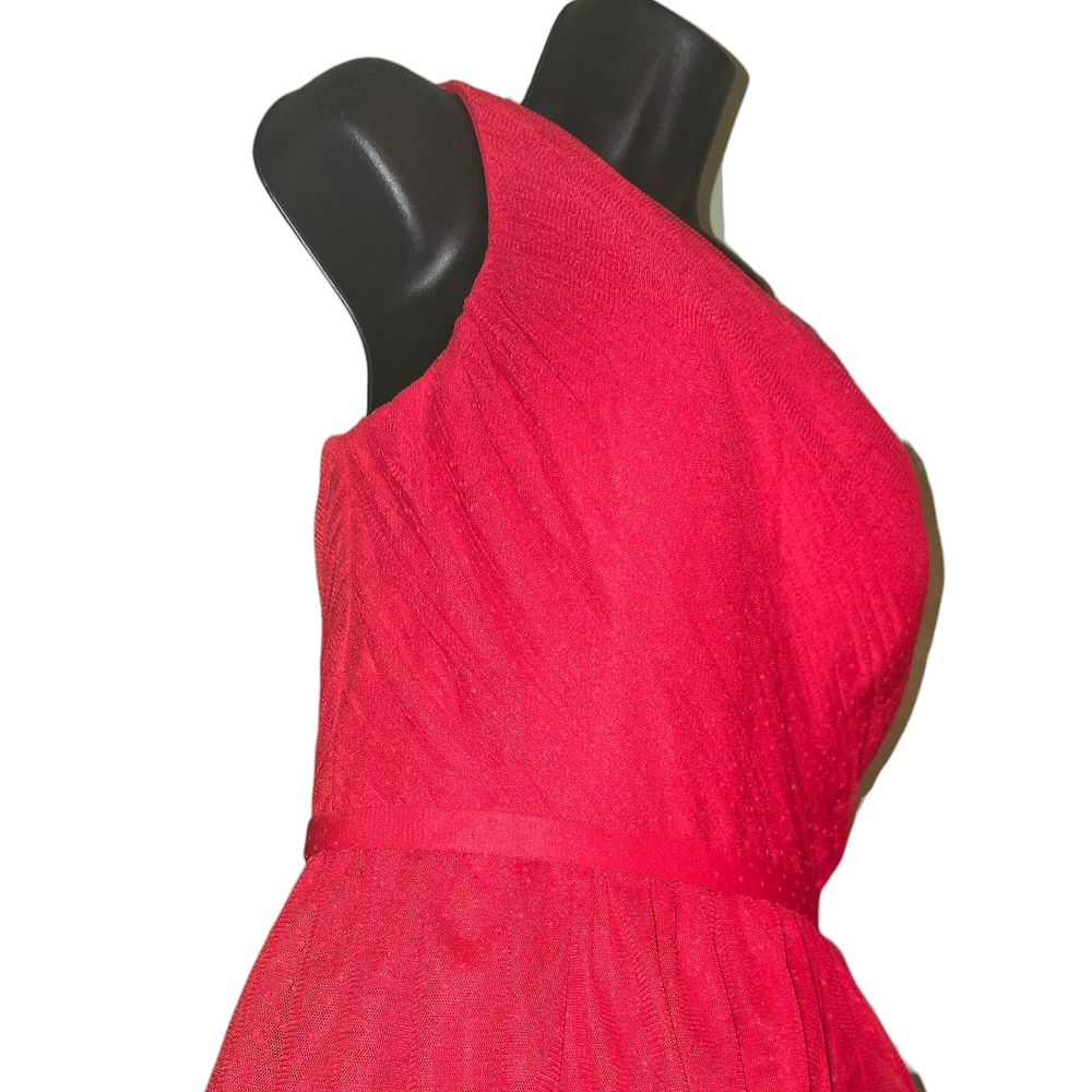Mac Duggal Red One Shoulder Dress - Picture 10 of 15